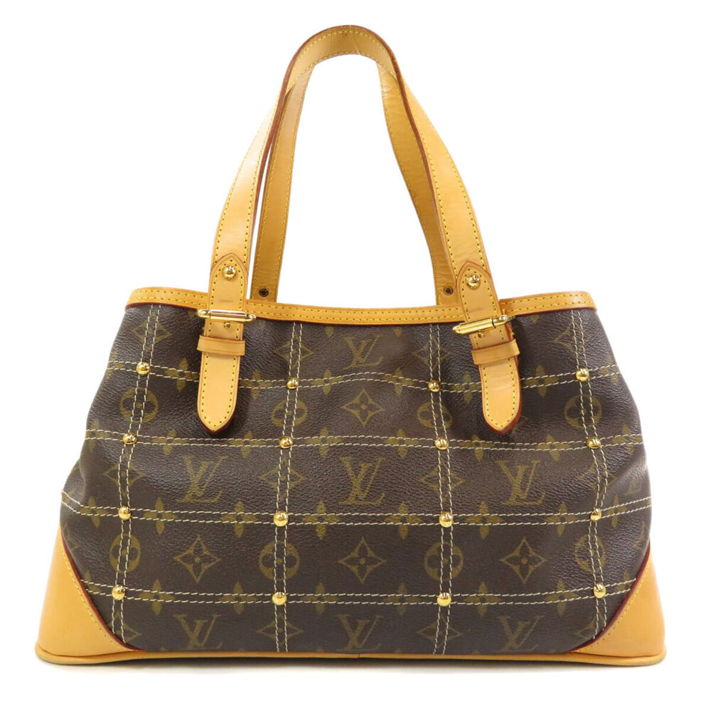 Louis Vuitton Rivet Handbag Monogram Canvas Brown